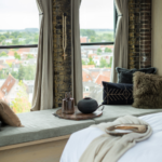 Hotel room with a view over Weesp The Clock Tower